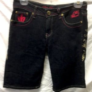 Old school new knee shorts ladies sz 5